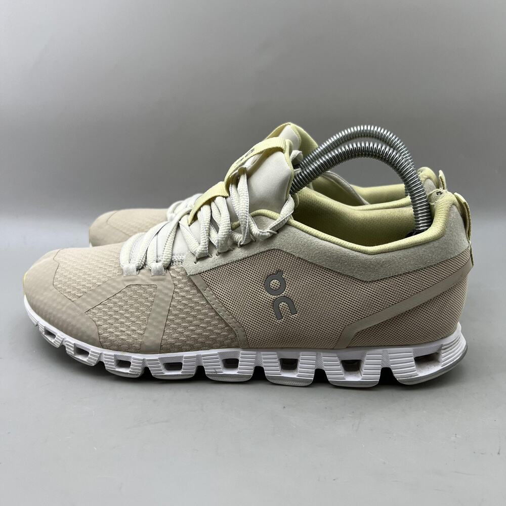 On Running Cloud 5 Shoes Women Size 9.5 Beige Pink Comfort Lightweight Sneakers - Picture 3 of 9